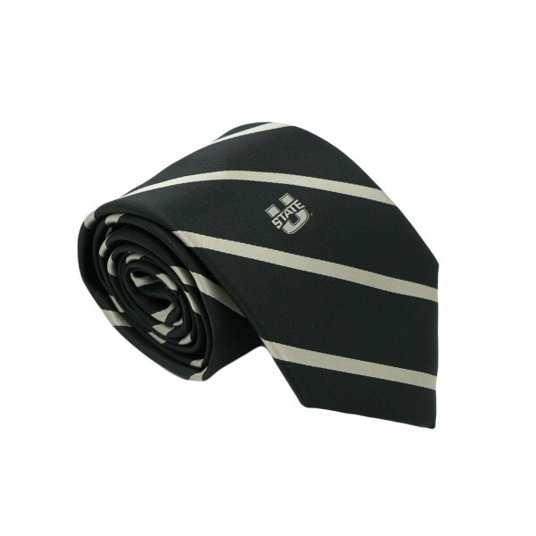U-State Black and Gold Tie